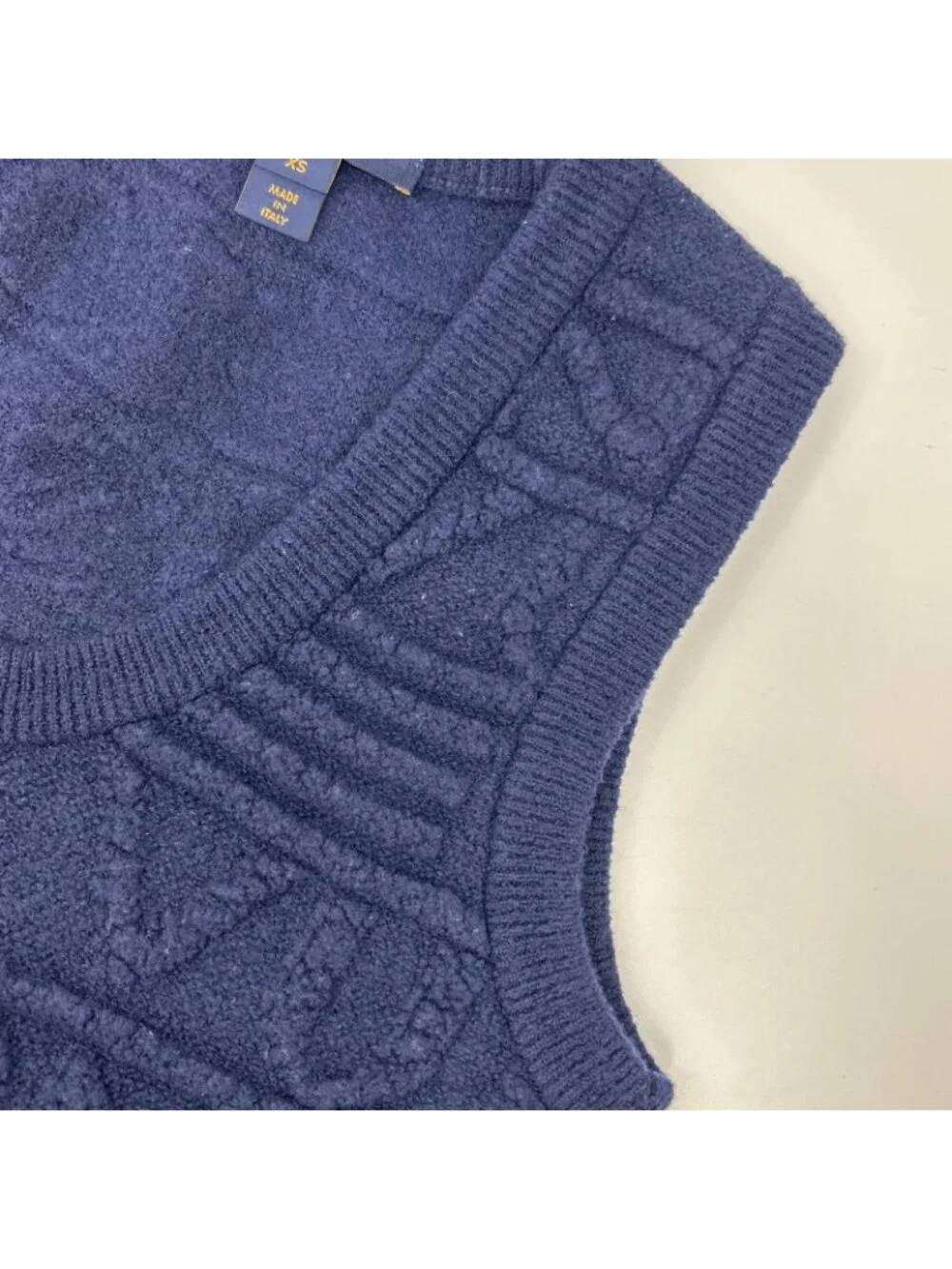 Louis Vuitton 20 Logo Jacquard Knit Dress XS